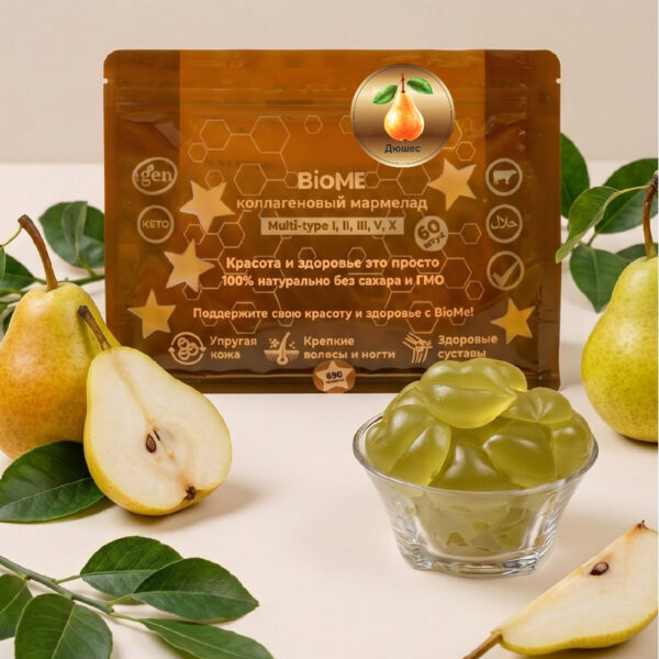 BioMe Collagen Мармелад Груша Дюшес BioMe Collagen Мармелад Груша Дюшес